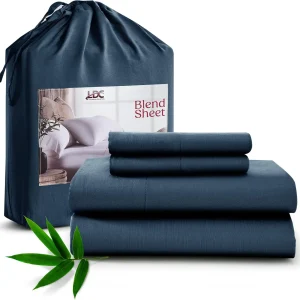 FOUR PIECE BAMBOO SHEET SET, BREATHABLE, SOFT, LUXURIOUS BEDDING