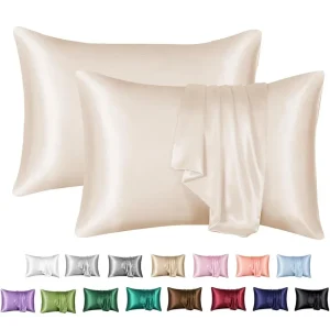 OUR SATIN PILLOWCASES PAMPER YOUR HAIR AND SKIN