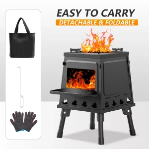 PORTABLE WOOD STOVE